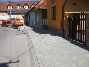 Nový chodník na Kollárovej ulici 2